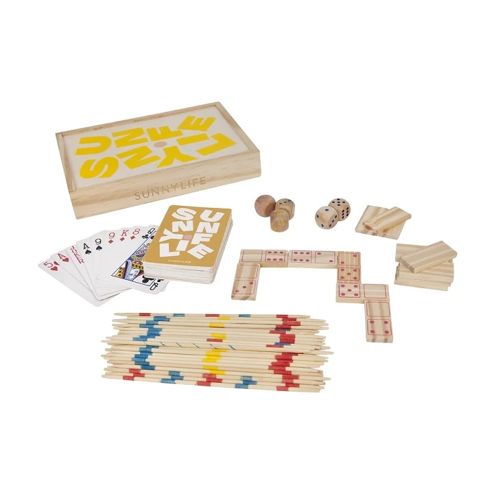 SunnyLife 4 In 1 Gezelschapsspel 1 SunnyLife 4 In 1 Gezelschapsspel