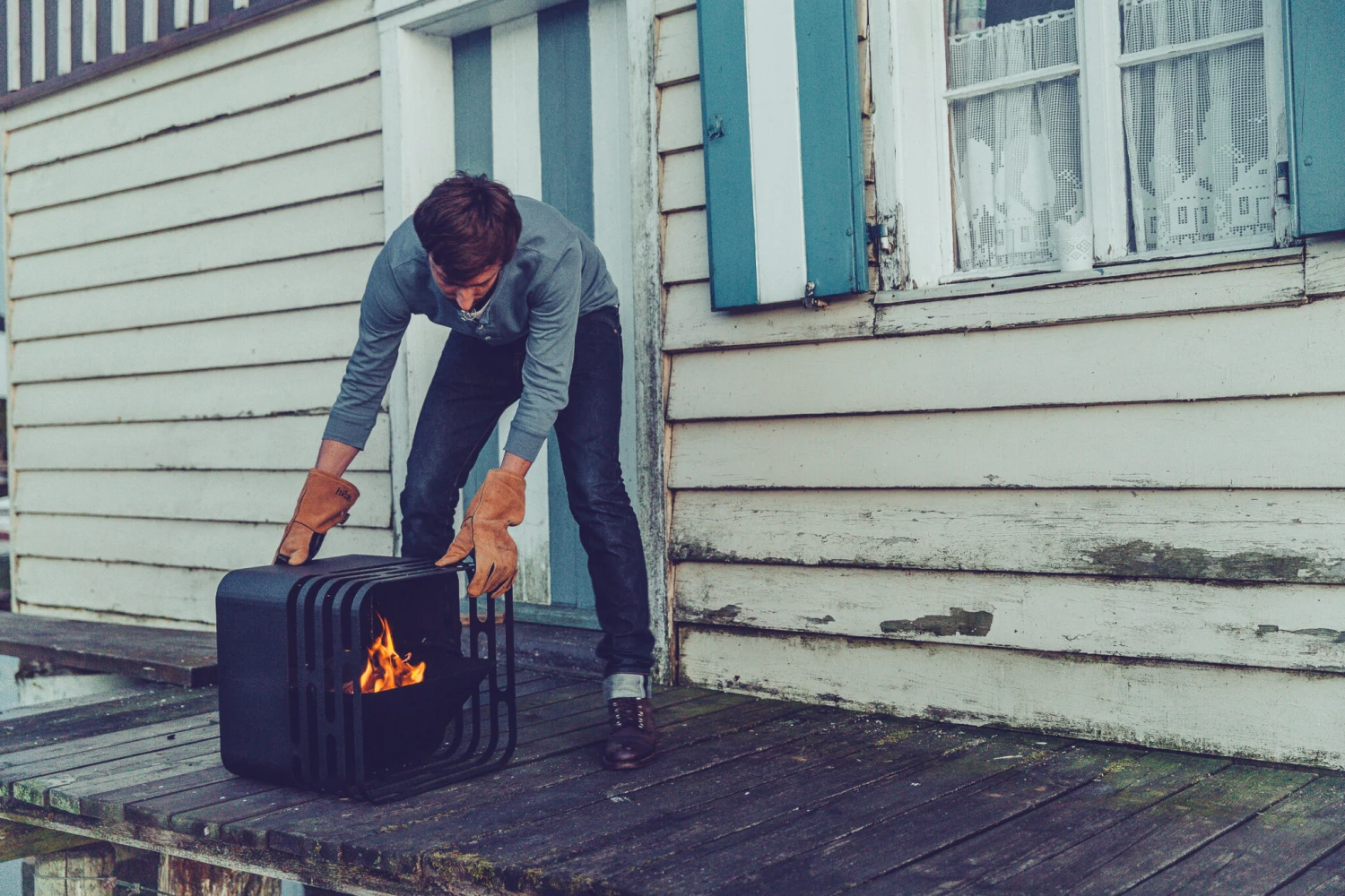 Vuurkorf Cube Multifunctioneel Zwart 9 Vuurkorf Cube Multifunctioneel Zwart - Afbeelding 9