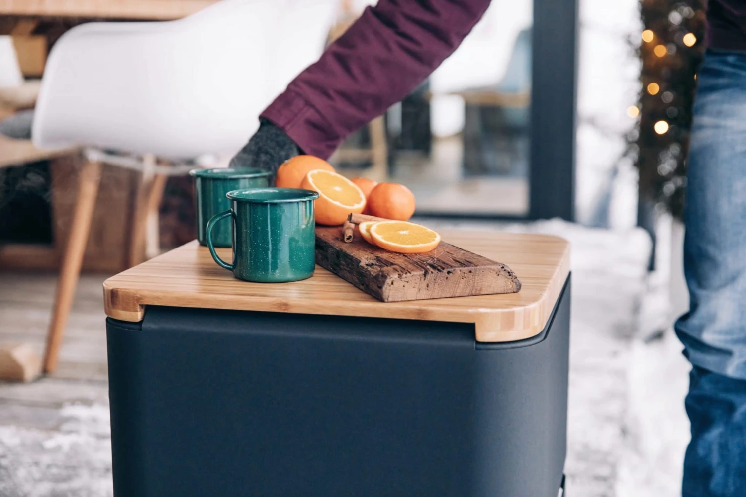 Vuurkorf Cube Multifunctioneel Zwart 5 Vuurkorf Cube Multifunctioneel Zwart - Afbeelding 5