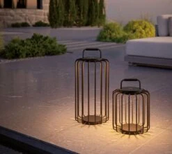 Villeroy & Boch Bangkok Outdoor Tafellamp -Life Is Better At The Pool Bangkok tafellamp zwart sfeer