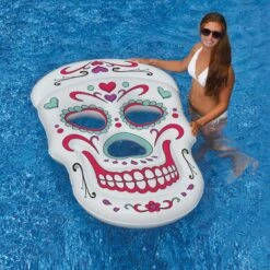 Drijvende Matras Mexicaans Masker -Life Is Better At The Pool Drijvende matras Mexicaans masker