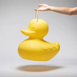 The DUCK DUCK XL Lamp -Life Is Better At The Pool Duck duck xl geel