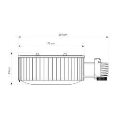 Dutchtub Hout 26 Dutchtub Hout -Life Is Better At The Pool Dutchtub wood afmetingen