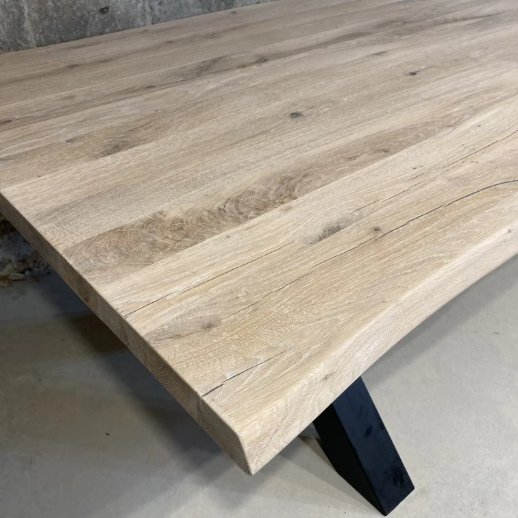 Eikenhouten Tafel 2 Eikenhouten Tafel - Afbeelding 2