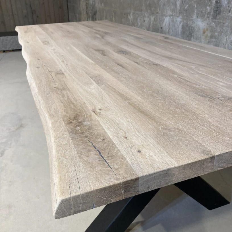 Eikenhouten Tafel 4 Eikenhouten Tafel - Afbeelding 4