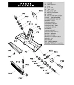Fairlocks Rubberstrip SET 9 Fairlocks Rubberstrip SET -Life Is Better At The Pool Fairlocks onderdelen overzicht 3