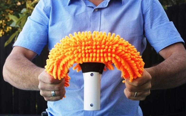 Flexibele Microvezel Zwembadborstel 2 Flexibele Microvezel Zwembadborstel - Afbeelding 2