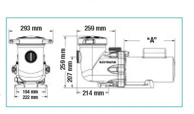 Hayward Tri Star Pomp MF 2 Hayward Tri Star Pomp MF - Afbeelding 2