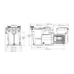 Hayward Super Pomp VS 7 Hayward Super Pomp VS -Life Is Better At The Pool Hayward Super pomp VS afmetingen