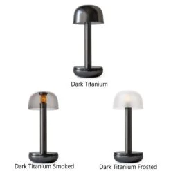 Humble Two Table Light -Life Is Better At The Pool Humble Dark Titanium tafellampen 2