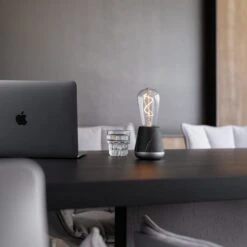 Humble One Table Light -Life Is Better At The Pool Humble One table light black marble sfeer 02