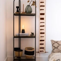 Humble One Table Light -Life Is Better At The Pool Humble One table light black wood sfeer 02