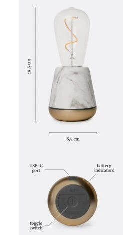 Humble One Table Light Smart -Life Is Better At The Pool Humble one afmetingen 1