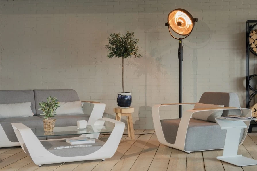 IR Straler Bright Retro Staande Infrarood Warmer 2100 2 IR Straler Bright Retro Staande Infrarood Warmer 2100 - Afbeelding 2