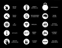 Tebur Tafellamp Imagilights -Life Is Better At The Pool Imagilights Cubic 5