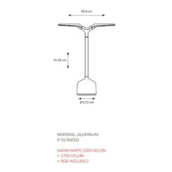 Grand Cru Design Tafellamp Imagilights 31 Grand Cru Design Tafellamp Imagilights -Life Is Better At The Pool Imagilights grand cru tafellamp Afmetingen 02
