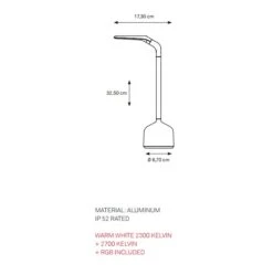 Petit Cru Design Tafellamp Imagilights -Life Is Better At The Pool Imagilights petit cru tafellamp afmetingen