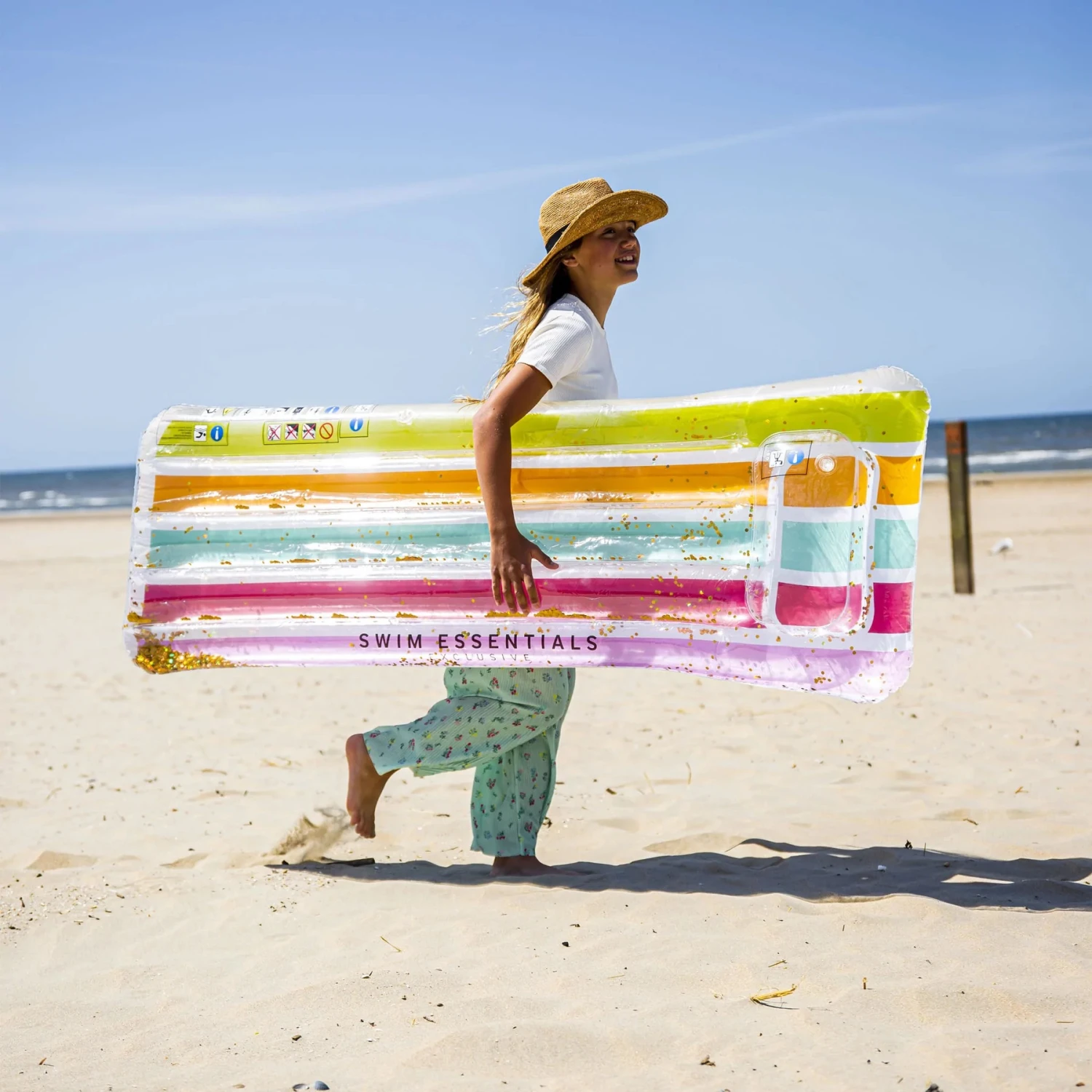 Luxe Luchtbed Met Glitters 4 Luxe Luchtbed Met Glitters - Afbeelding 4