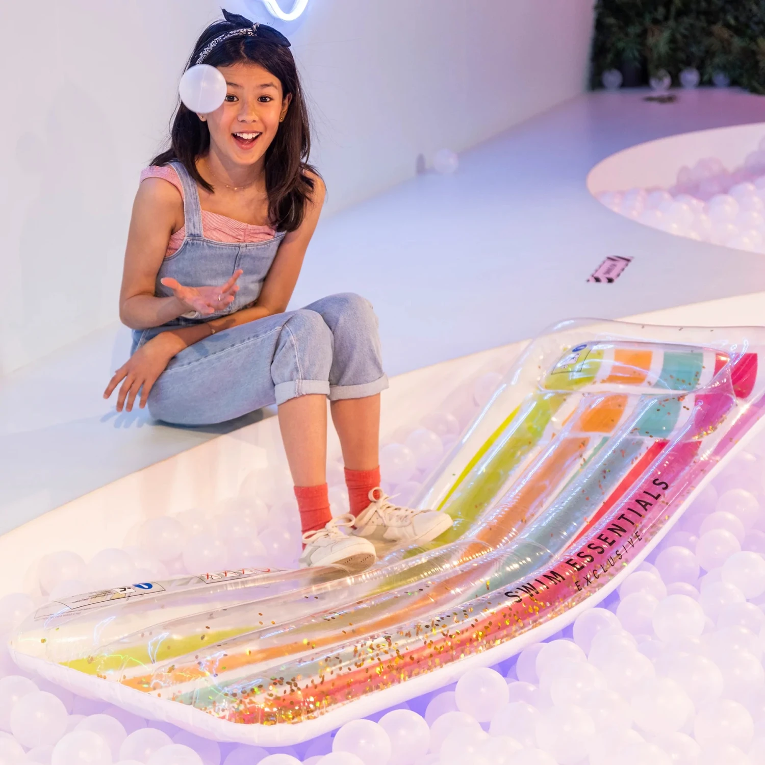 Luxe Luchtbed Met Glitters 6 Luxe Luchtbed Met Glitters - Afbeelding 6