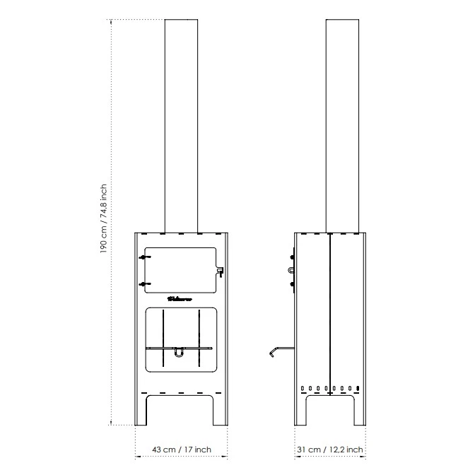 Outdooroven BBQ Pizza Oven 13 Outdooroven BBQ Pizza Oven - Afbeelding 13