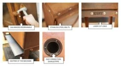 Piquia Tuin Kachel Met 4 Poten 14 Piquia Tuin Kachel Met 4 Poten -Life Is Better At The Pool Piquia product eigenschappen