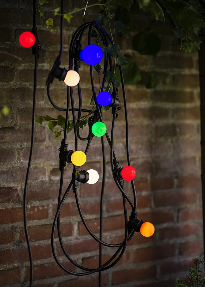 Bailey Prikkabel LED Slinger Lamp Kleur 1W BOX 5st 2 Bailey Prikkabel LED Slinger Lamp Kleur 1W BOX 5st - Afbeelding 2