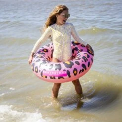 SWIM ESSENTIALS Roze Panter Zwemband -Life Is Better At The Pool Roze panter zwemband 06