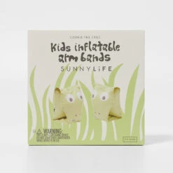 SunnyLife Zwembandjes Voor Kinderen Cookie The Croc Light Khaki 6 SunnyLife Zwembandjes Voor Kinderen Cookie The Croc Light Khaki -Life Is Better At The Pool S41FBCRC 2