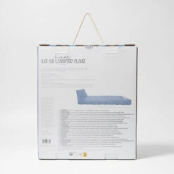 SunnyLife Luxe Lie-On Lounger Float Le Weekend Navy -Life Is Better At The Pool S41LLNVY 4
