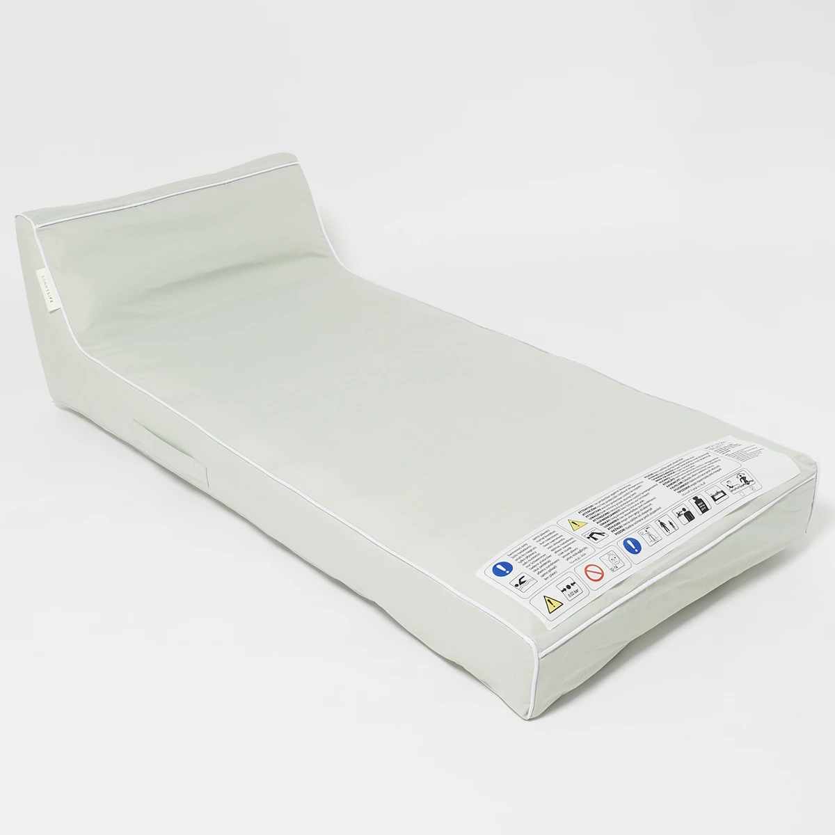 SunnyLife Luxe Lie-On Lounger Float The Vacay Soft Olive 1 SunnyLife Luxe Lie-On Lounger Float The Vacay Soft Olive