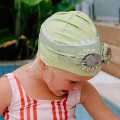 SunnyLife Zwembril Voor Kinderen Cookie The Croc Khaki -Life Is Better At The Pool S41SGCRC L 2