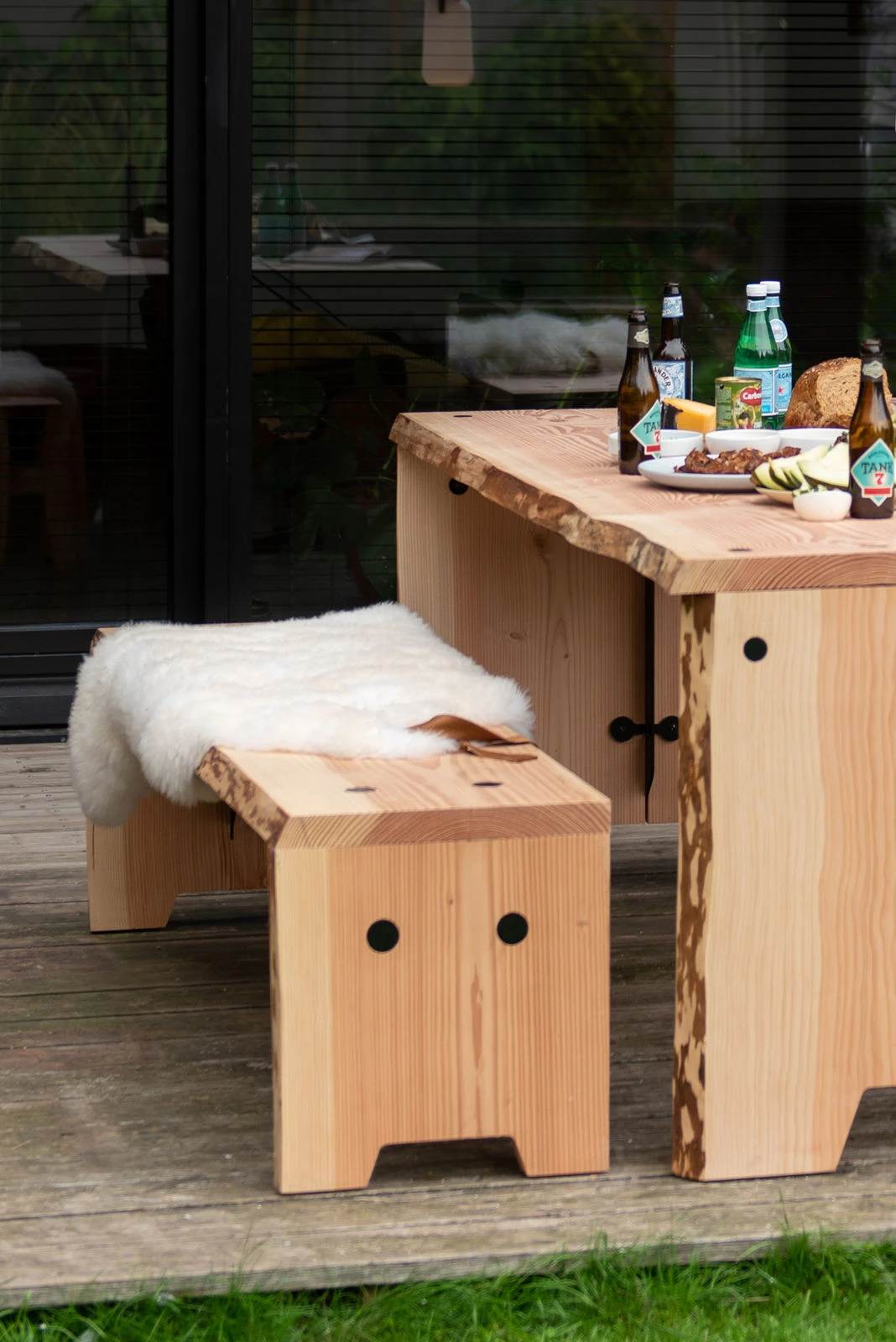 Schapenvacht Met Lederloop 7 Schapenvacht Met Lederloop - Afbeelding 7