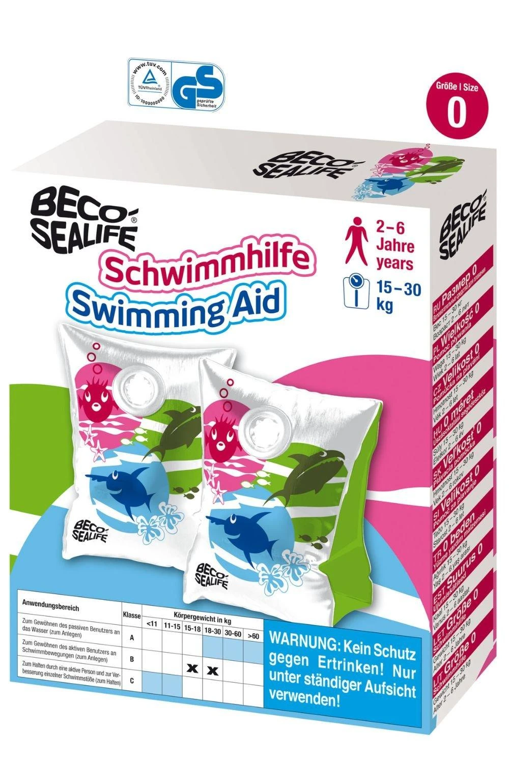 Sealife Beco Armbandjes Groen-roze-blauw 2 Sealife Beco Armbandjes Groen-roze-blauw - Afbeelding 2