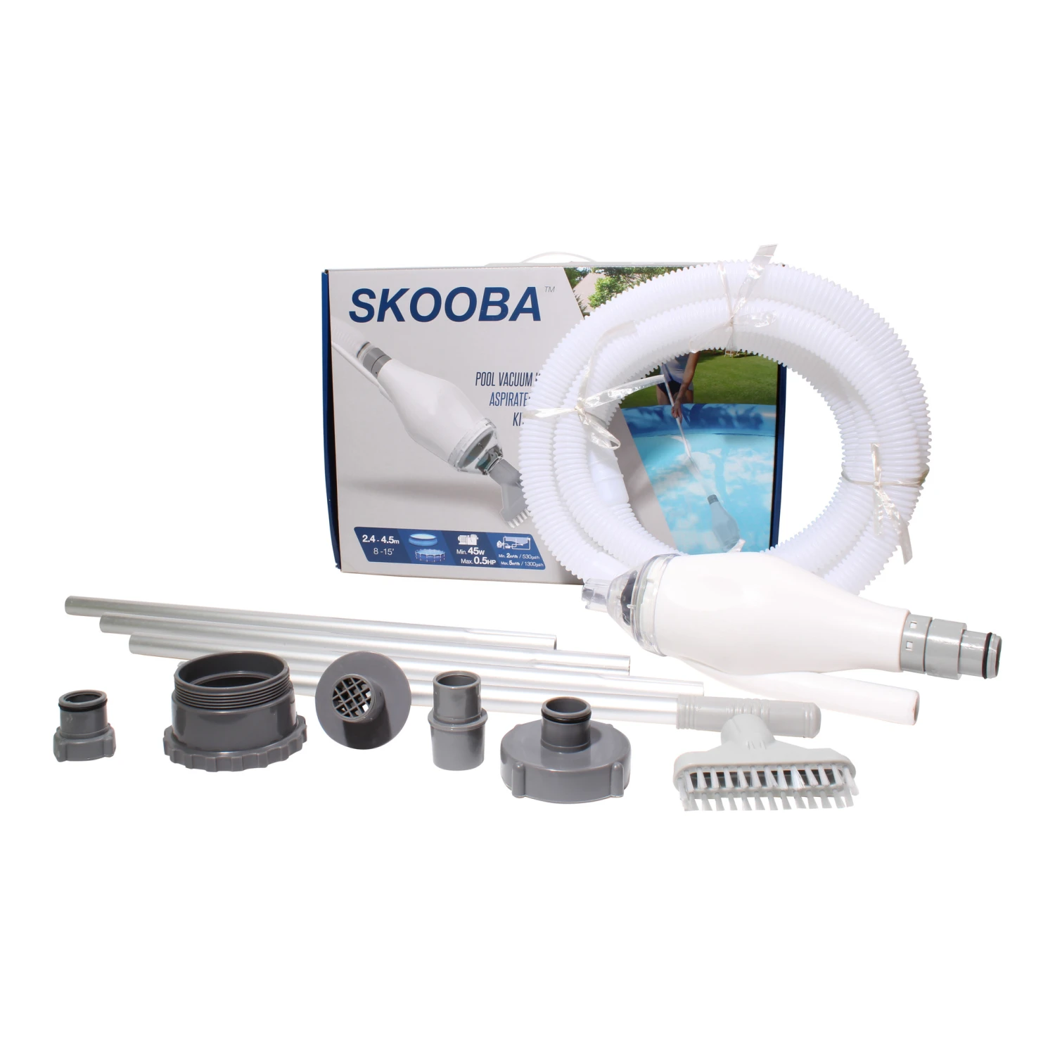 Skooba Vac Stofzuiger Voor Kleine Zwembaden 2 Skooba Vac Stofzuiger Voor Kleine Zwembaden - Afbeelding 2