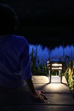 Stay Teak Solar Sfeerlamp -Life Is Better At The Pool Stay Teak terras lamp zonne energie sfeer kl