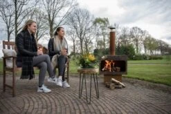 Vuurhaard Fireplace Jersey XL Zwart/roest -Life Is Better At The Pool Tuinhaard Jersey XL roest 03