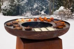 Vuurschaal BBQ Orion Classic ROEST -Life Is Better At The Pool Vuurschaal BBQ Orion classic ROEST 03