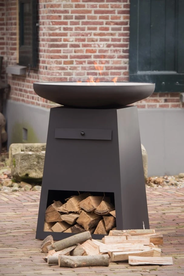Vuurschaal BBQ Orion Classic ZWART 2 Vuurschaal BBQ Orion Classic ZWART - Afbeelding 2