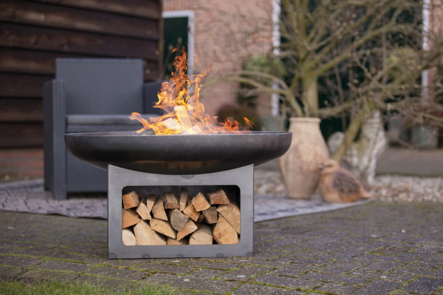Vuurschaal Juva 80cm 2 Vuurschaal Juva 80cm - Afbeelding 2