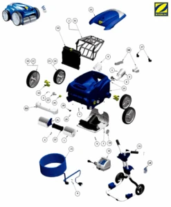 Zodiac Vortex – Filtermand -Life Is Better At The Pool Zodiac vortex zwembadrobot spare parts 1