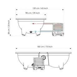 Dutchtub Loveseat 26 Dutchtub Loveseat -Life Is Better At The Pool dutchtub loveseat afmetingen