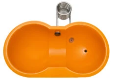 Dutchtub Loveseat 24 Dutchtub Loveseat -Life Is Better At The Pool dutchtub loveseat oranje bovenaanzicht 1