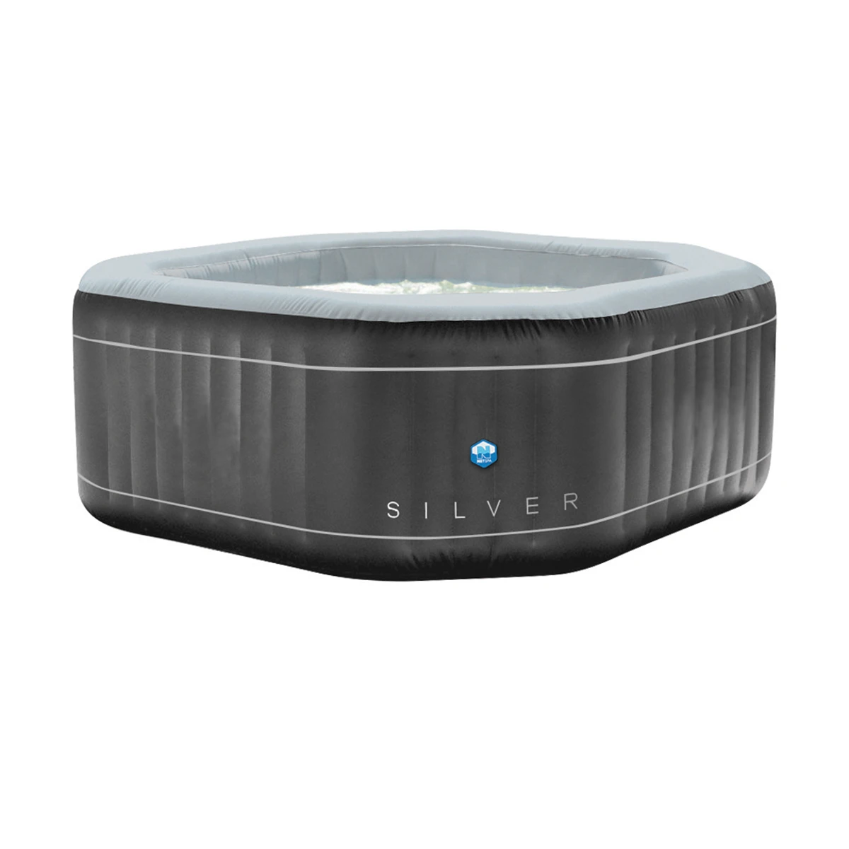 Inflatable Spa Silver Octo 1 Inflatable Spa Silver Octo